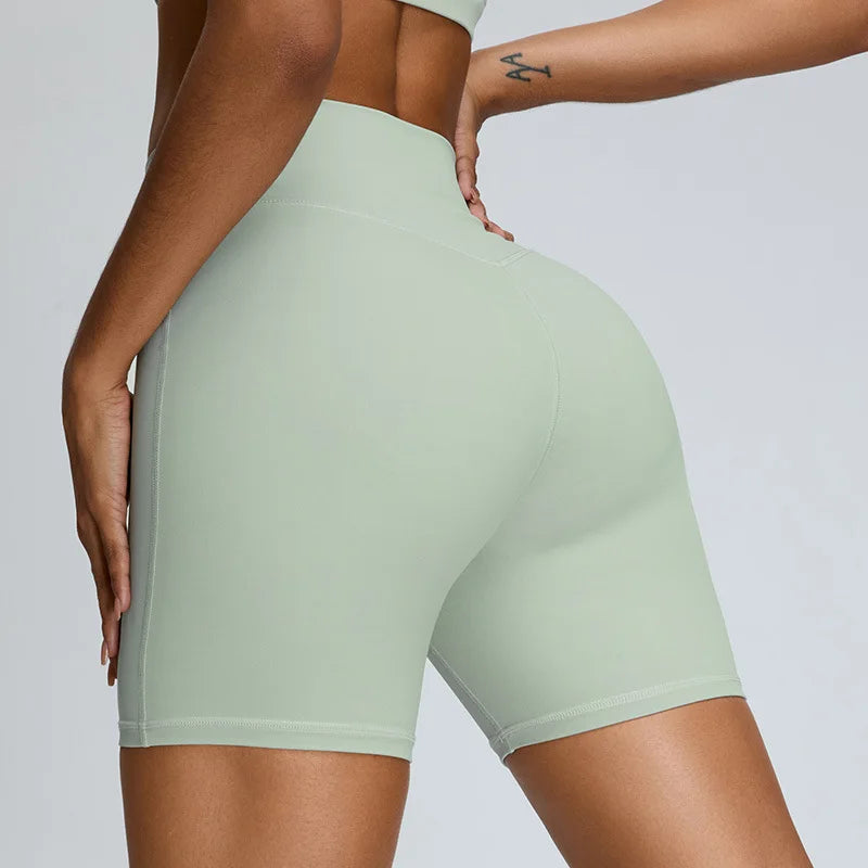 Woman Yoga High Waist Gym Shorts
