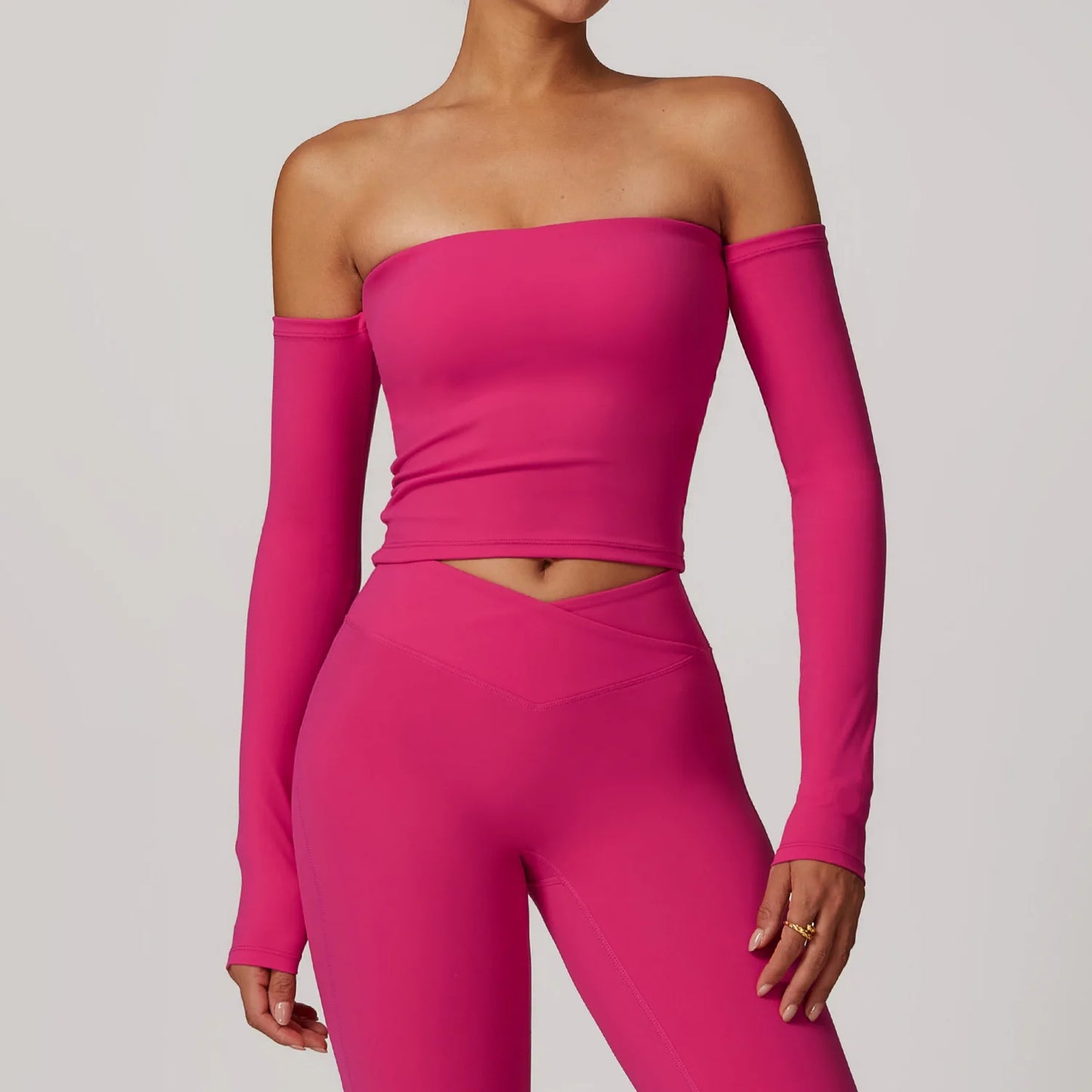 Soft Quick Dry Yoga Gym Crop Top