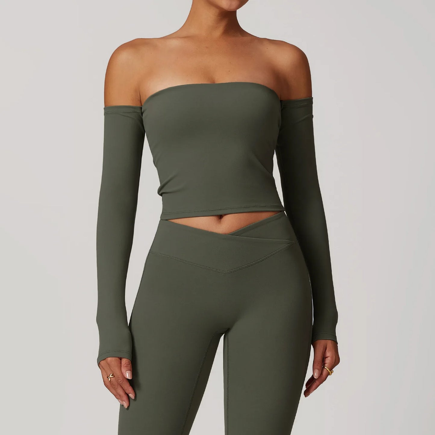 Soft Quick Dry Yoga Gym Crop Top