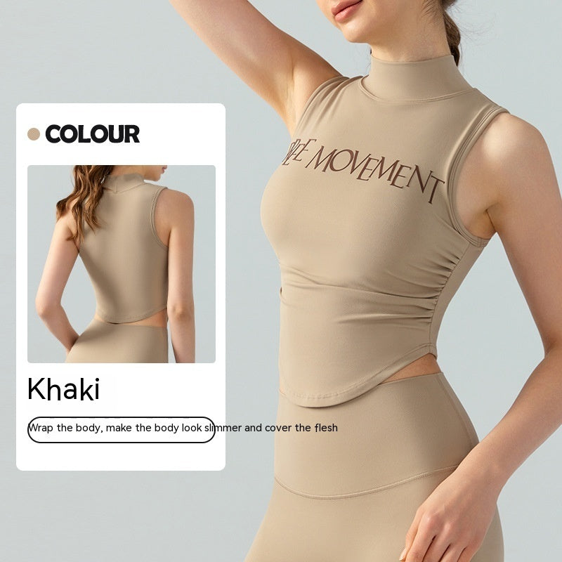 Women's Fashion Slim-fit Yoga Wear Sleeveless Base Tank Top