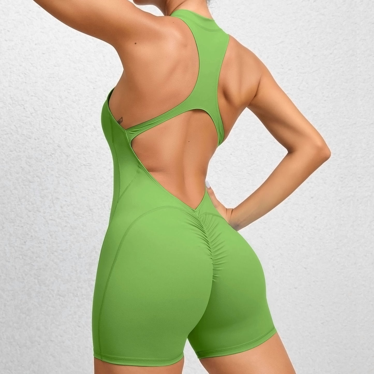 Women's Tight Zipper Yoga Bodysuit