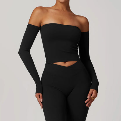 Soft Quick Dry Yoga Gym Crop Top