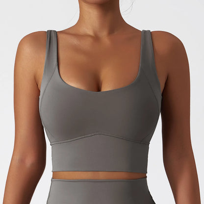 Comfort Skin Friendly Sports Bra With Chest Pad Tank