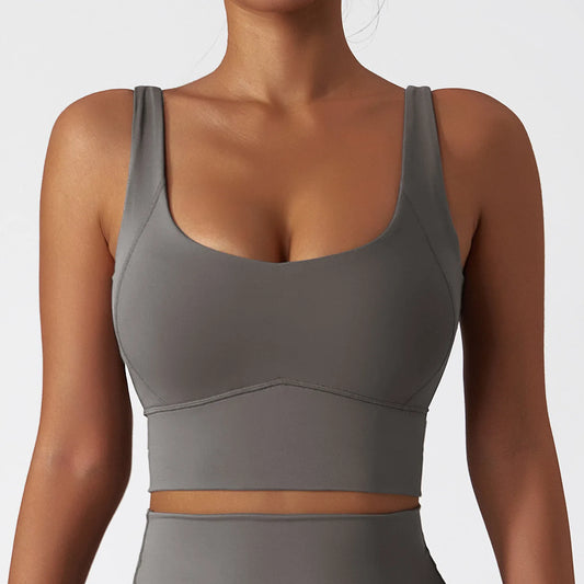 Comfort Skin Friendly Sports Bra With Chest Pad Tank