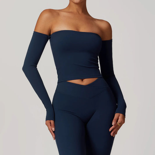 Soft Quick Dry Yoga Gym Crop Top