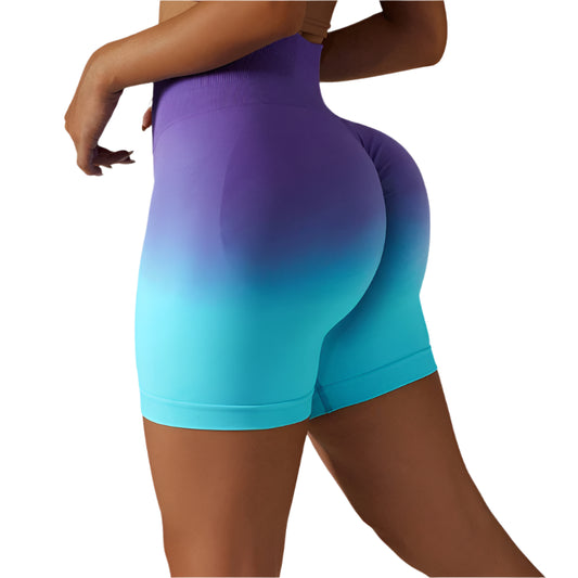 Summer Seamless High Waist Yoga Shorts