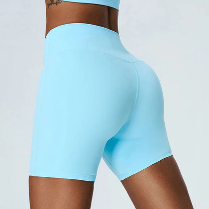 Woman Yoga High Waist Gym Shorts