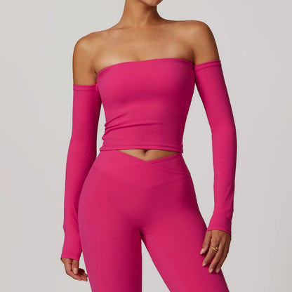 Soft Quick Dry Yoga Gym Crop Top