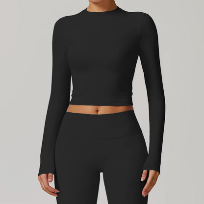 Long Sleeve Yoga Top  Casual Running T-shirt Gym
