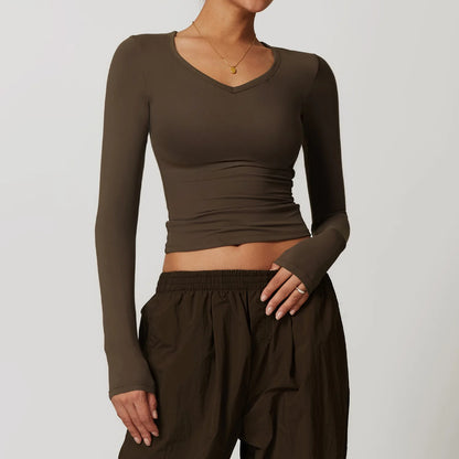 Women Running Fitness Top