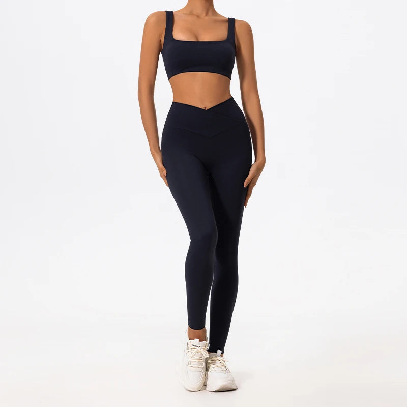 High Quality Women Two Pieces Gym Set